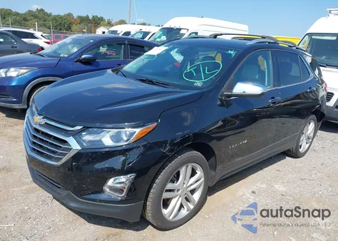 2018 Chevrolet Equinox Premier из США, поврежденный, VIN 3GNAXWEX3JL372078